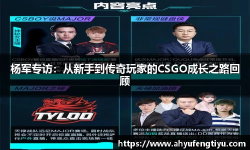 杨军专访：从新手到传奇玩家的CSGO成长之路回顾